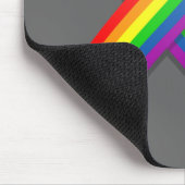 Regenbogen-Bewusstseins-Band Mousepad (Ecke)