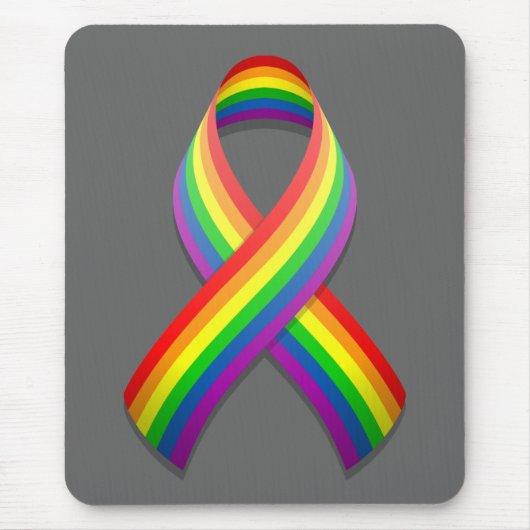 Regenbogen-Bewusstseins-Band Mousepad (Vorne)