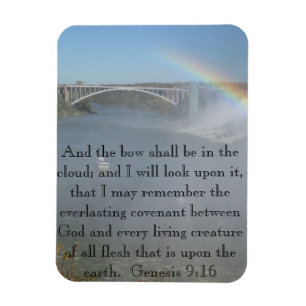 Regenbogen-Bibel-Schrifts-Magnet Magnet