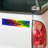 Regenbogen, bin ich gerade, aber ich stütze autoaufkleber (Auf Lkw)