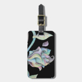 Regenbogen-Bio abstraktes Gepäckanhänger (Vorderseite vertikal)