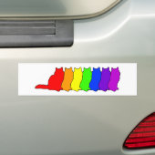 Regenbogen Birman Autoaufkleber (Auf Auto)