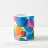 Regenbogen-Blase Kaffeetasse (Mittel)