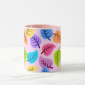 Regenbogen-Blätter-Kaffeetasse Tasse (Zentrum)