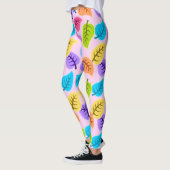 Regenbogen-Blätter Leggings (Links)