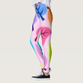 Regenbogen-Blätter Leggings (Links)