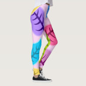 Regenbogen-Blätter Leggings (Rechts)