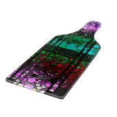 Regenbogen Bling Muster Schneidebrett (Ecke)