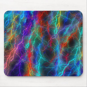 Regenbogen Blitz Sturm Mousepad