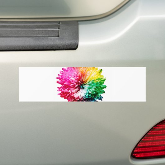 Regenbogen-Blume Autoaufkleber (Auf Auto)