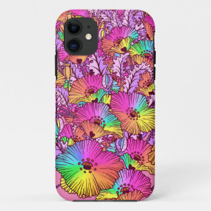 Regenbogen-Blume, Botanisch, Helle Farbige Blüten Case-Mate iPhone Hülle