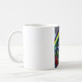 Regenbogen-Blume Kaffeetasse (Links)