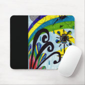 Regenbogen-Blume Mousepad (Mit Mouse)