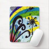 Regenbogen-Blume Mousepad (Mit Mouse)