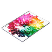 Regenbogen-Blume Notizblock (Linke Seite)