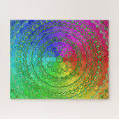 Regenbogen-BlumeMandala Puzzle (Horizontal)