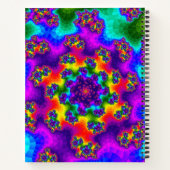 Regenbogen-Blumen-Sprinkles Notizblock (Rückseite)