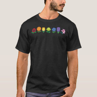 Regenbogen-Blumenkraft-Geschenk T-Shirt