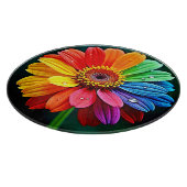 Regenbogen-Blumenkunst Schneidebrett (Ecke)