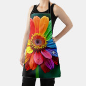 Regenbogen-Blüten-Kunst Schürze (InSitu)