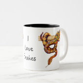 Regenbogen-Boa-Schlangen-kundengerechte Tasse (VorderseiteRechts)