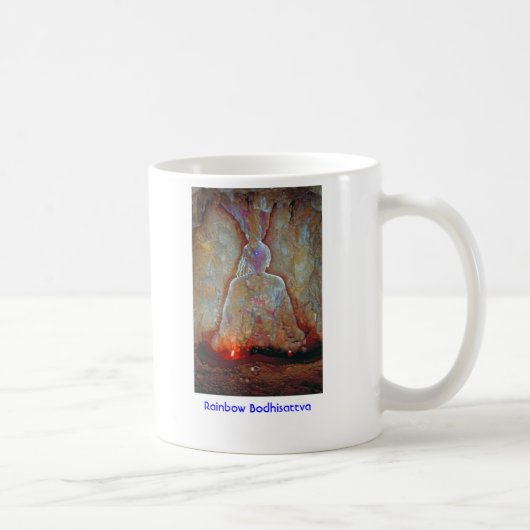 Regenbogen-Bodhisattva/Tasse Kaffeetasse (Rechts)