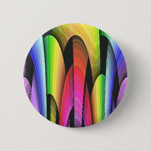Regenbogen-Bogen Button (Vorderseite)