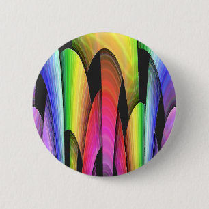 Regenbogen-Bogen Button