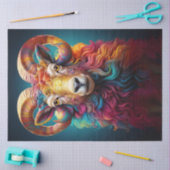 Regenbogen Boho Widder Decoupage Seidenpapier (Basteln)