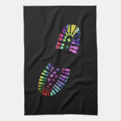 Regenbogen Bootprint Toybag Tuch (Vertikal)