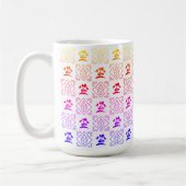 Regenbogen Botanischer Genuss Kaffeetasse (Links)