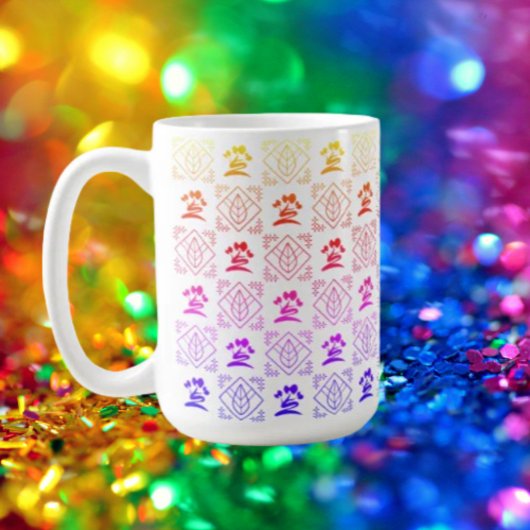 Regenbogen Botanischer Genuss Kaffeetasse