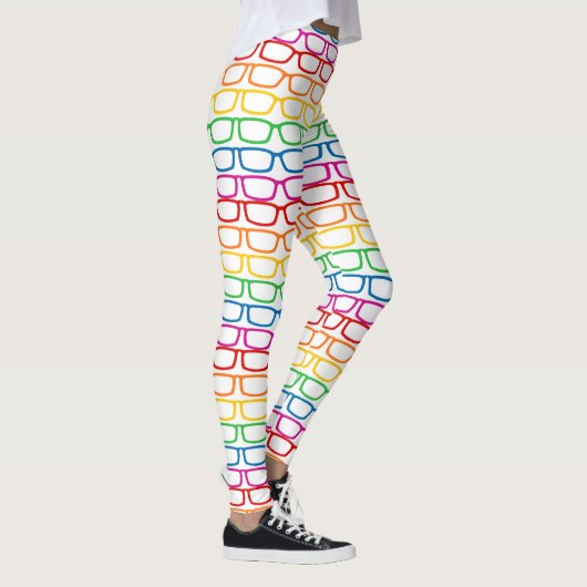 Regenbogen-Brillen Leggings (Rechts)