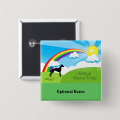 Regenbogen-Brücke Button (Vorne & Hinten)