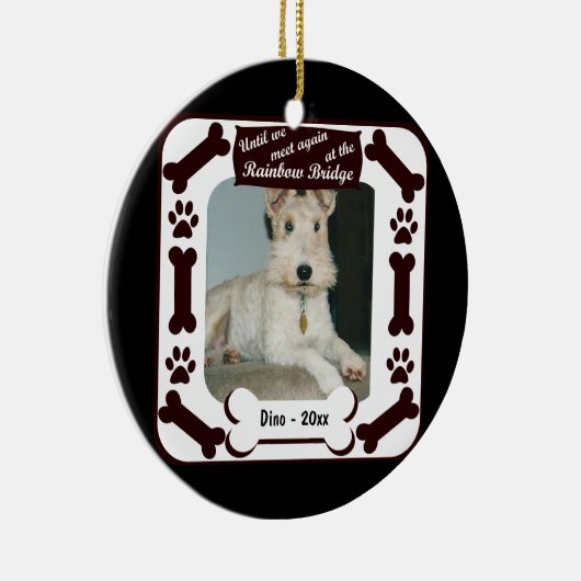 Regenbogen-Brücken-Andenken-Verzierung Keramikornament (Rechts)