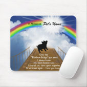 Regenbogen-Brücken-Erinnerungsgedicht für Schweine Mousepad (Mit Mouse)