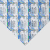 Regenbogen-Brücken-Gedicht Seidenpapier (Ausschnitt)