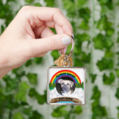 Regenbogen-Brücken-Haustier-Verlust Schlüsselanhänger (Hand)