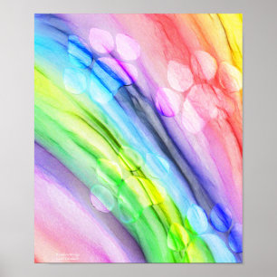 Regenbogen-Brücken-HundeKunst-Plakat/Druck Poster