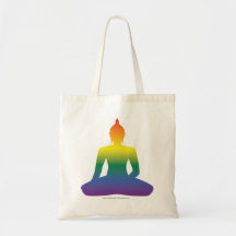 Regenbogen-Buddha-Taschen-Tasche