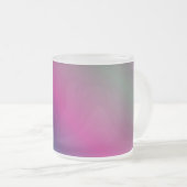 Regenbogen Bunt Mattglastasse (VorderseiteRechts)