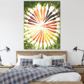 Regenbogen Bunte Karotten Leinwand (Insitu (Schlafzimmer))