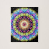 Regenbogen-Buntglas Puzzle (Vertikal)