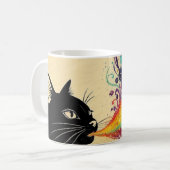 Regenbogen-Burst-Tasse Kaffeetasse (Vorderseite Links)