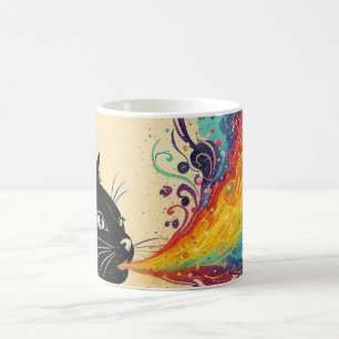 Regenbogen-Burst-Tasse Kaffeetasse