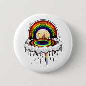Regenbogen Button (Vorderseite)