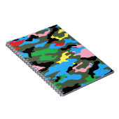 Regenbogen-Camouflage Notizblock (Rechte Seite)
