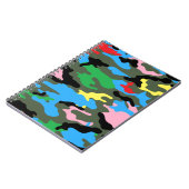 Regenbogen-Camouflage Notizblock (Linke Seite)