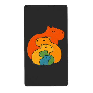 Regenbogen-Capybaras