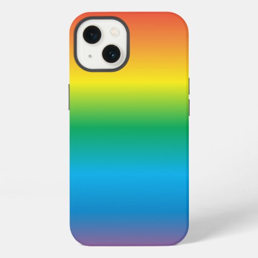 Regenbogen Case-Mate Tough für iPhone Hülle (Rückseite)